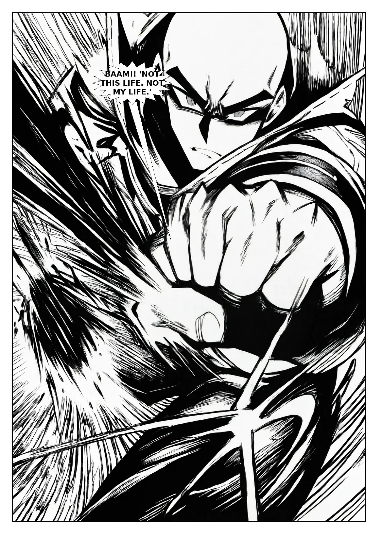 King of Quantum – Parliament of the Gods, Seite 13 von 15 (Schwarz-Weiß-Manga, englischer Text).